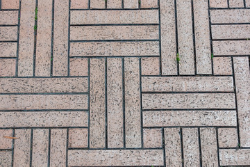 Floor tiles and brickwork pattern texture background for decorating