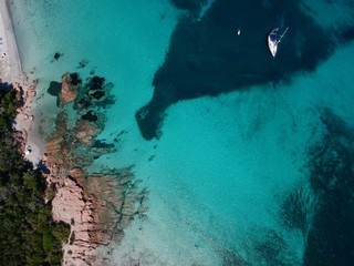 Fototapeta na wymiar Corsica Rondinara beach