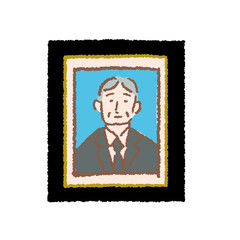 Obraz premium 遺影 イラスト