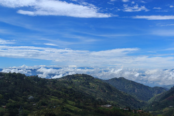 Obraz premium view on the colombian andes