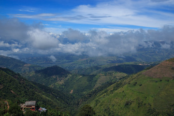 Obraz premium view on the colombian andes