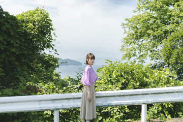 Naklejka premium 女性