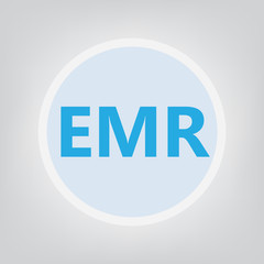 EMR (Electronic Medical Record)- vector illustration