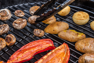 Grillgemüse am Grillrost