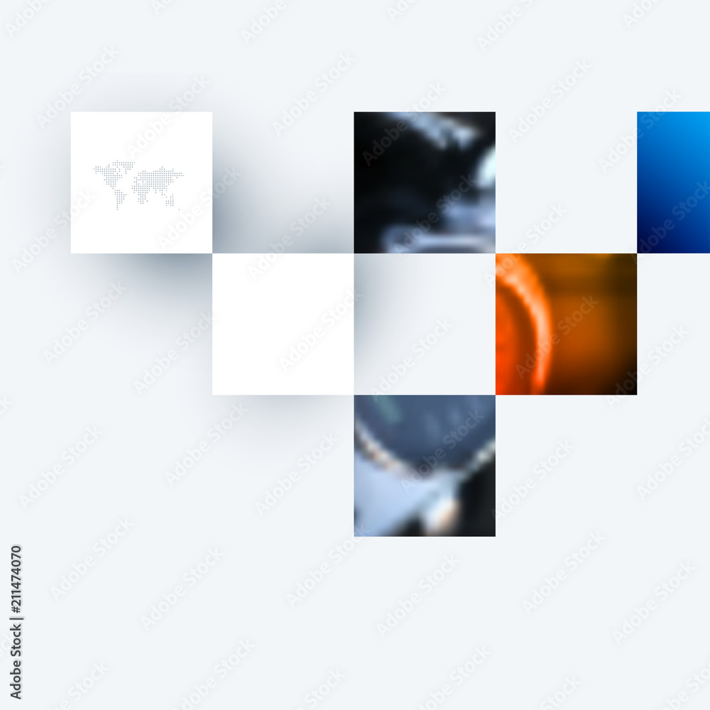 Poster abstract design of colourful vector elements for modern background with rectangular shapes for busin