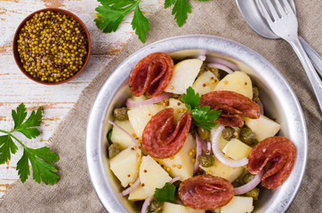 Traditional potato salad