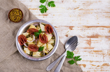 Traditional potato salad