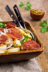 Traditional potato salad
