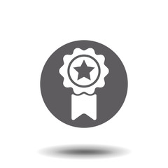 Award Icon in trendy flat style isolated on white background. Badge symbol for your web site design, logo, app, UI. Vector illustration.