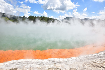 Wai-o-tapu, Geysir rotorua neuseeland