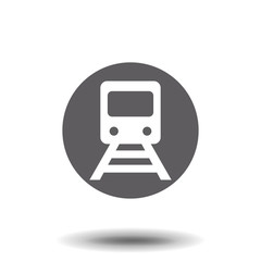 Train icon vector on white background .Transport icons.transportation vector illustration