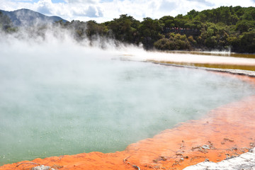Wai-o-tapu, Geysir rotorua neuseeland