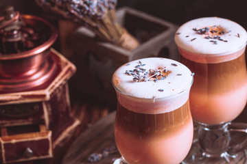 Latte for romantic couples