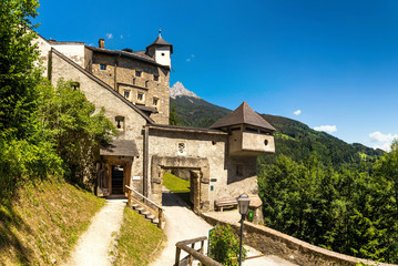 Fototapeta na wymiar View of the hohenwerfen castle in Austria.