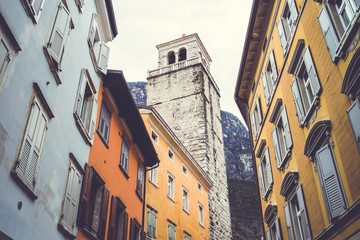 Limone sul Garda. Italian architecture.