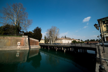 Peschiera del Garda. Old italian architecture