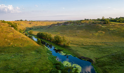 Morning near the river Vorgol