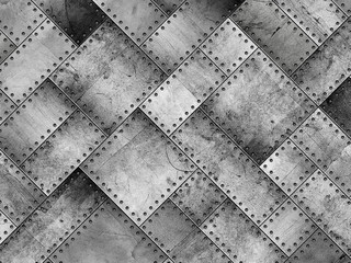 steel metal plate background