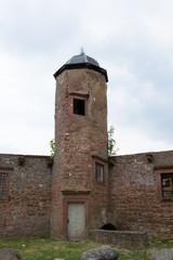 Fototapeta na wymiar Detailed shots of the breuberg castle near the city of breuberg in germany