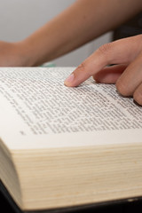 Fototapeta premium Buch lesen, schreiben Bestseller