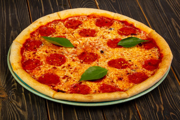 Hot Pepperoni pizza