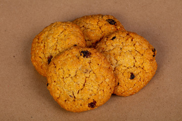 Oat pastrie with raisin