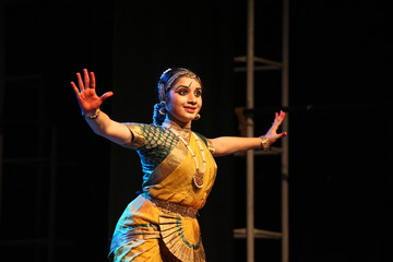 bharatha natyam is one of the eight classical dance forms of india.it is from the state of tamil nadu. © fotomagic