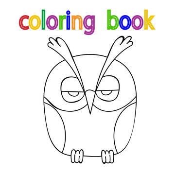 book, owl coloring book, cute