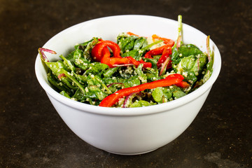 Salad with kinoa