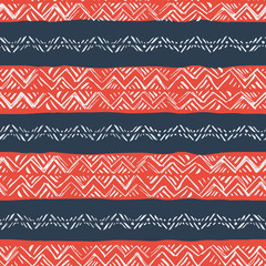 hand drawn ethnic seamless pattern