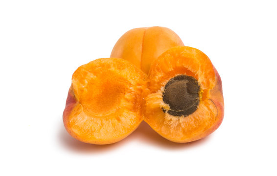 apricot isolated