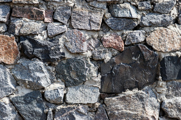Background of the stone wall