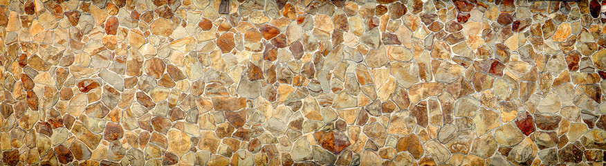 Stone wall, panorama, high resolution. Texture