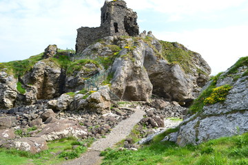 Kinbane Castle - Causeway White Head 