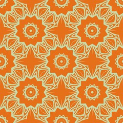 Abstract Vector seamless pattern with abstract geometric style. Repeating sample figure and line. For interiors design, wallpaper, textile industry