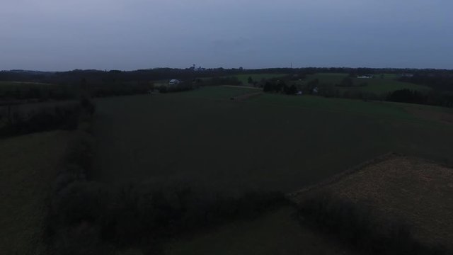 Flug &uuml;ber Stadt - Velbert-Neviges