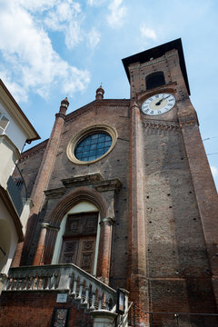 Exterior of S. Mary Church - Turin  - Italy