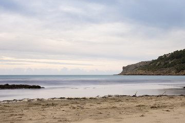 Fototapeta na wymiar La plage de La Franqui