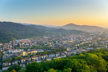 Obraz premium Germany, Freiburg im Breisgau in the middle of black forest recreation area