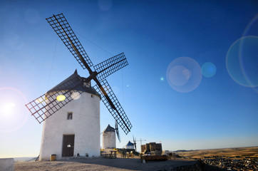 Consuegra is a litle town in the Spanish region of Castilla-La Mancha, famous due to its historical windmills, Caballero del verdegaban is the windmill's name