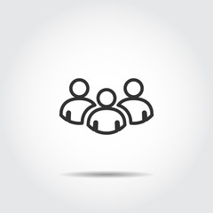 People Icon work group Team Vector