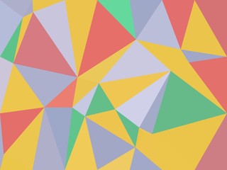 big scale randomly color polygon style colorful abstract background