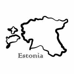 the Estonia map