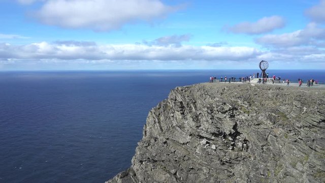 North cap, Norway - steep rocky coast