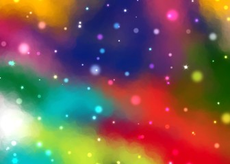 magic dream glitter glow abstract background