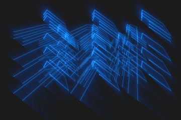Fototapeta na wymiar Abstract 3d art – rays