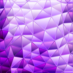 abstract vector stained-glass triangle mosaic background