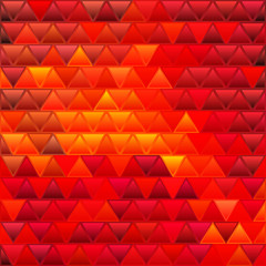 abstract vector stained-glass triangle mosaic background
