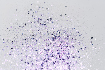 Color glitter - macro photo