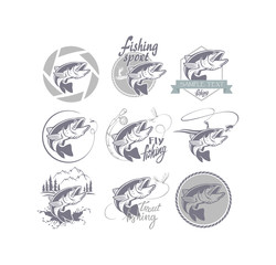 trout fish icons